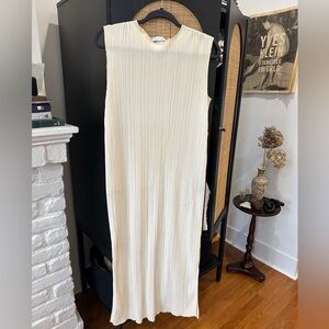 Anine Bing Cream Maxi Dress